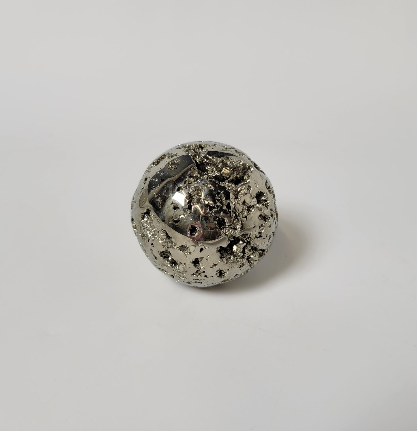 Pyrite Polished Sphere from Spain (2-inch diameter)