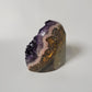 Grape Amethyst Cut Base from Uruguay, Partially Polished (W 3 1/8 X D 3 1/4 X H 3 5/8 inches)