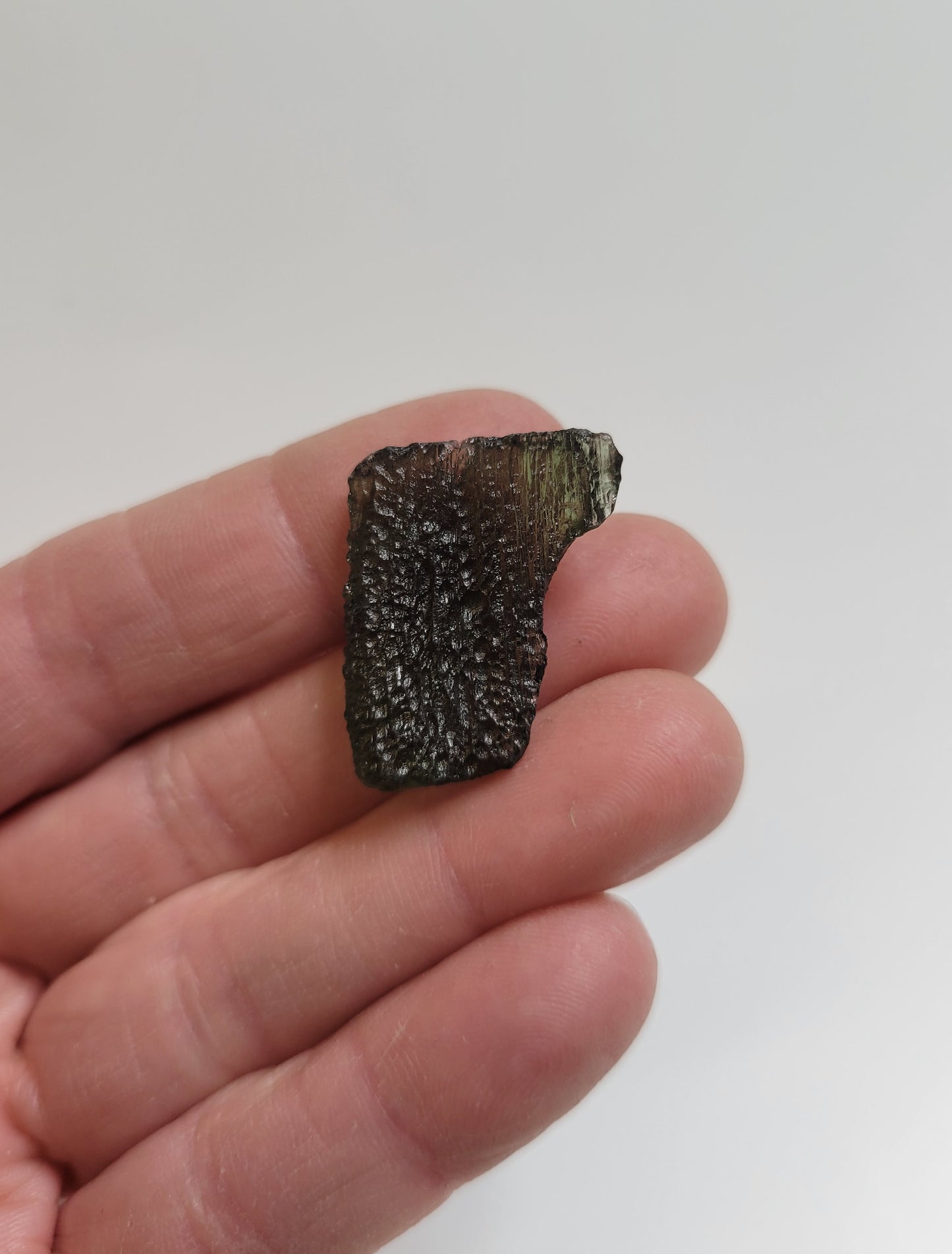 Moldavite from Chlum in the Czech Republic