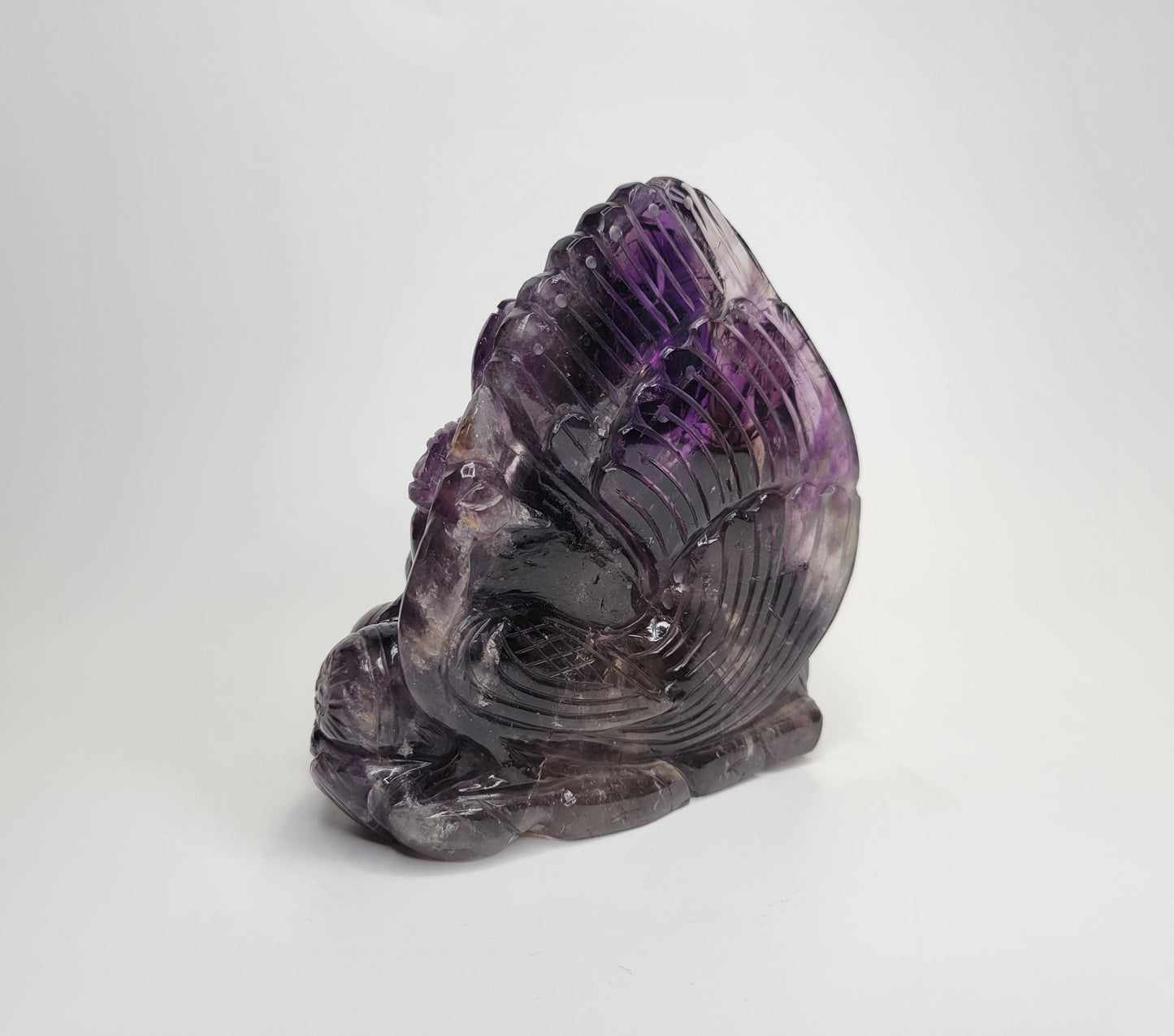 Smokey Amethyst Ganesh from India