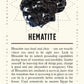 Hematite and Lavish Earth Crystal Affirmation Cards