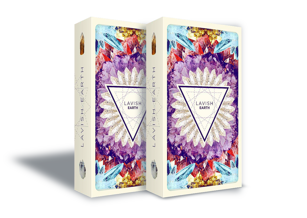 Lavish Earth Crystal Affirmation Cards - Two Decks